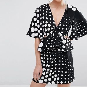 C/Meo Collective Lose Control Spot Dress